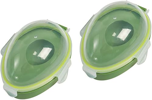UPKOCH Contenedor de almacenamiento de frutas de aguacate: 2 piezas de almacenamiento de frutas y verduras, soporte para almacenamiento de aguacate