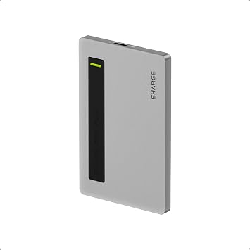 Disk Plus SSD Enclosure 10Gbps M.2 NVMe USB C 3.2 Gen2, 0.24" Ultra Slim Aluminum Enclosure with Built-in Cable Support 2230/2242/2280 M Key SSDs for MacBook Pro, Steam Deck SSD not Included