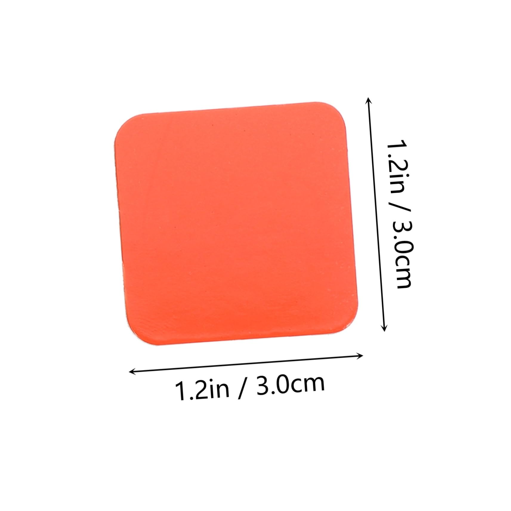 Healifty 24pcs Bright Color Square Teaching Magnets Fun Fridge Stickers for Whiteboards Surfaces Safe Reliable Educational Tool for Color Recognition Play