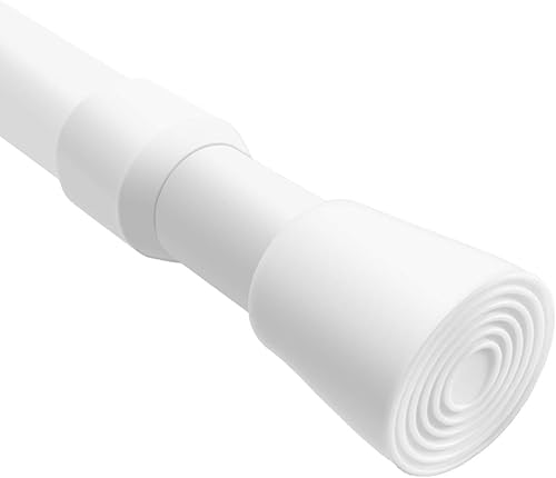 Miniatura 8 de QILERR Barras de tensión pequeñas de 16 a 28 pulgadas, barra de cortina corta ajustable, barras de tensión de resorte resistentes para ventanas,