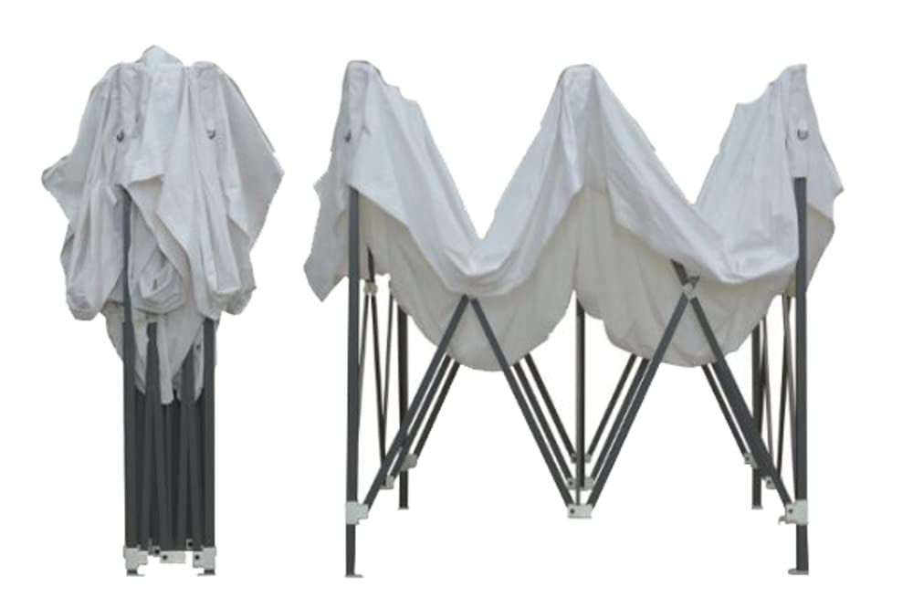 VERDELOOK | Gazebo 4.5x3 m Pieghevole Impermeabile da Esterno, Bianco, Struttura Resistente in Metallo, Richiudibile a Fisarmonica, Sacca Per il Trasporto, Copertura 210D Oxford spalmato in PVC