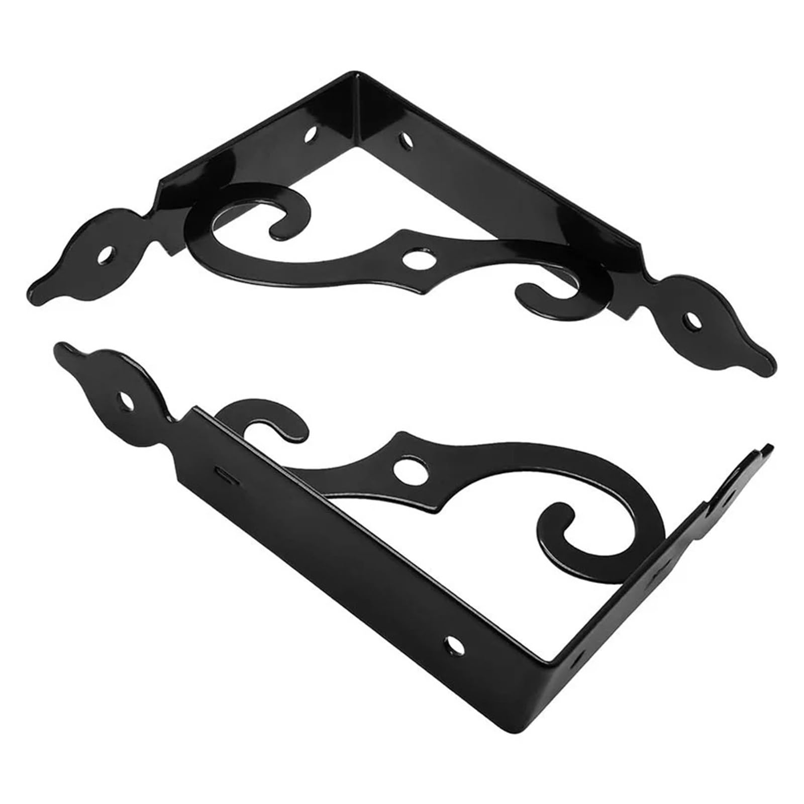 2PCS Heavy-Duty Metal Angle Bracket for Floating Shelves