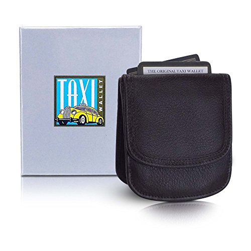 Taxi Wallet® TW03-BLACK - Soft Leather - Compact, Front Pocket Folding Wallet - For Cards, Coins, Bills, ID (Men & Women) - Image 3