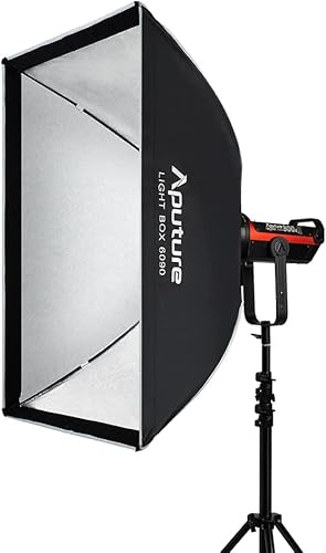 Miniatura 6 de Aputure Caja de luz cuadrada 6090, 23.6 in x 35.4 in, 2.7 lbs, soporte Bowens estándar para Aputure 300DII, 300x, Amaran 60x100d200d100x200x