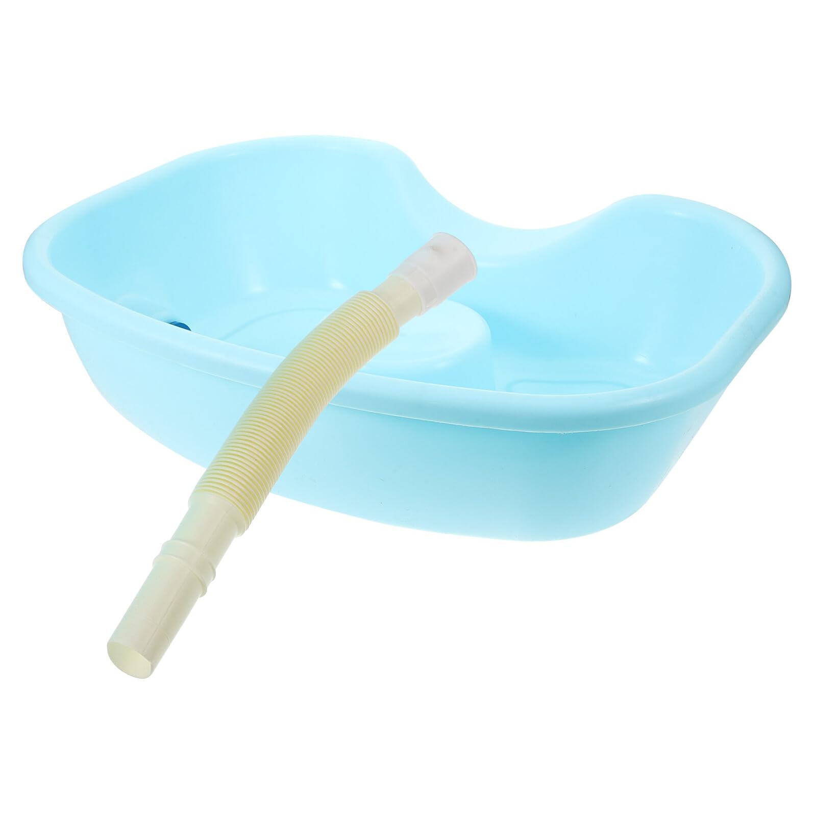 POPETPOP Bacinella per Lavare i Capelli in Plastica per Adulti e Ragazzi, Lavatesta da Appoggio Adatto a Spalle e Collo, Set 1 Pezzo per Utilizzo Domestico e Anziani
