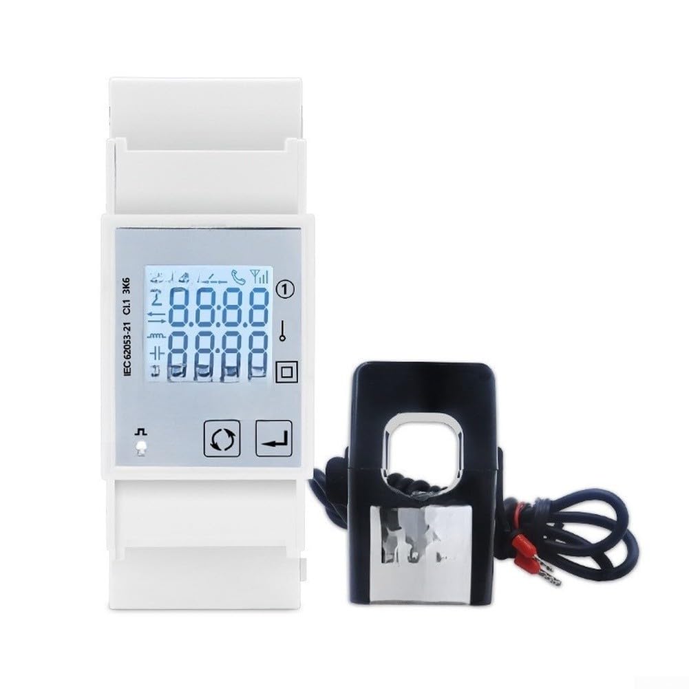 Contador de energía monofásico carril DIN RS485 270V