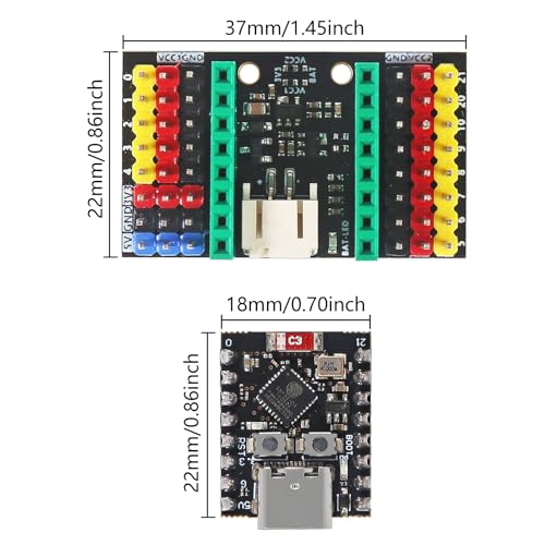 Image of 1 Set ESP32 C3 Supermini Development Board ESP32-C3 WiFi Bluetooth Module with Expansion Board
