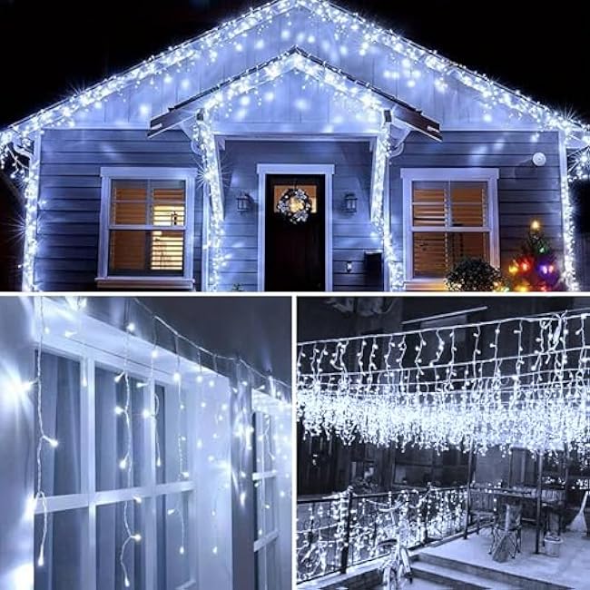 164 FT Christmas Lights Outdoor Decorations 1500 LED 8 Lighting Modes with Timer Memory Waterproof Fairy String Light