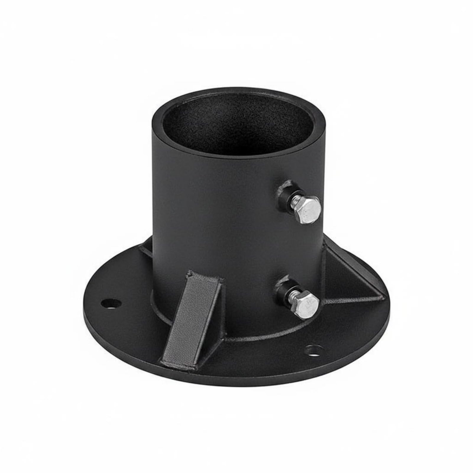 Chain Link Fence Post Floor Flange Powder Coated Fence Post Base Flange Heavy Duty Steel Column Base for Flagpole Setup, C-78mm | Home & Garden | Yard, Garden & Outdoor Living-picture-12