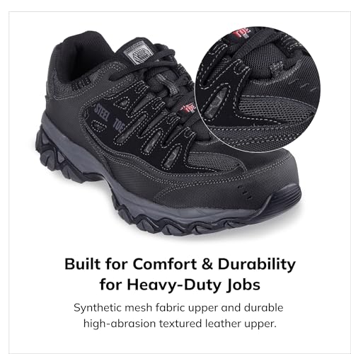 Skechers Men's Cankton Steel Toe Electrical Hazard Construction Shoes