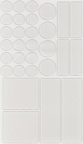 egrips EG-30P-CL-S Clear Anti-Slip Kit - Universal Grip Stickers for Mobile Cell Phone, Remotes, Handheld Devices, etc - Strong Adhesive - Flat Surfaces Only - Not for Phone Sides, 30 Piece