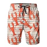 Pantalones cortos de playa: hechos de 100 % poliéster, de secado rápido, forro de malla, frescos al tacto, sin sudor en los calurosos días de verano. Talla: Estos shorts de playa tienen 4 tallas (M-XXL), puedes elegir la talla adecuada según tu propi...