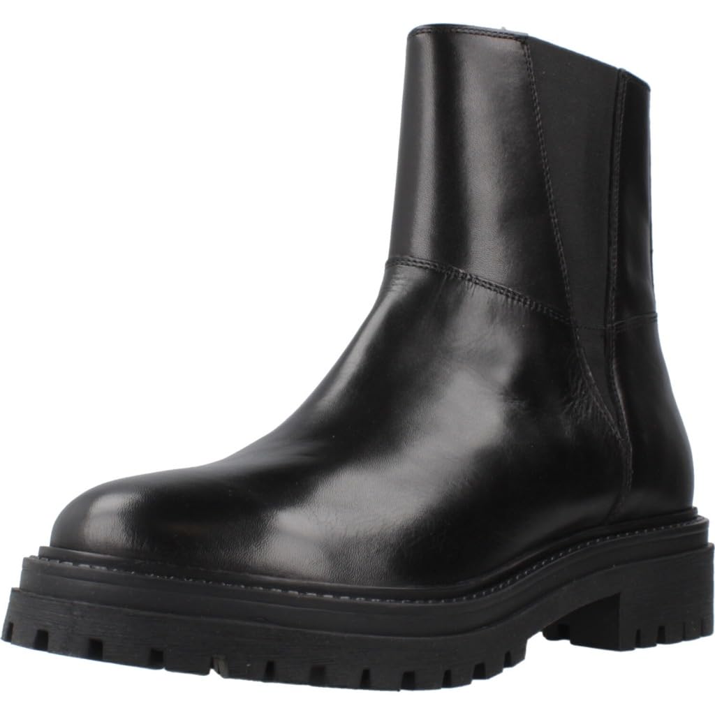 Geox Women's D Iridea CAnkle Boot, black, 7 UK