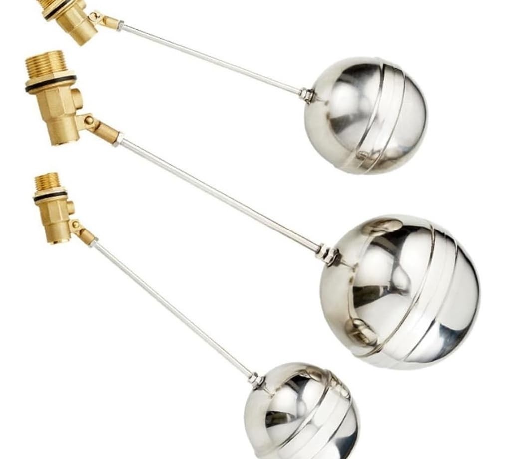 Brass Float Valve - 1/2inch, 3/4inch, 1inch SUS Floating Ball Valve for Irrigation and Expansion Tanks,1pcs(1inch)