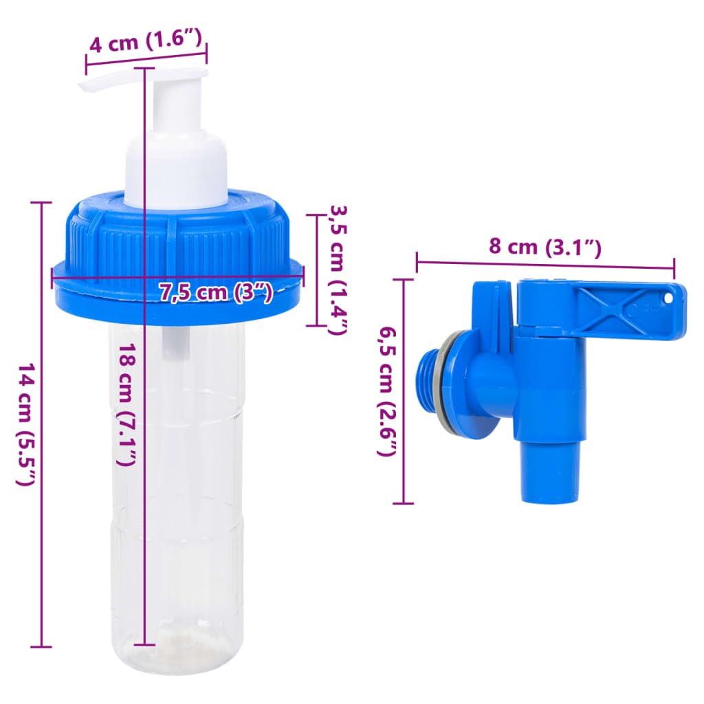 Bidon D'eau 20 L Avec Robinet Et Distributeur De Savon Intégré – Plastique PEHD, Empilable, Poignée, Pour Camping, Voiture Ou Usage Domestique
