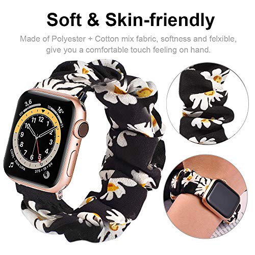 Miimall Compatible with Apple Watch 38mm/40mm Scrunchies Elastic Strap - Image 2