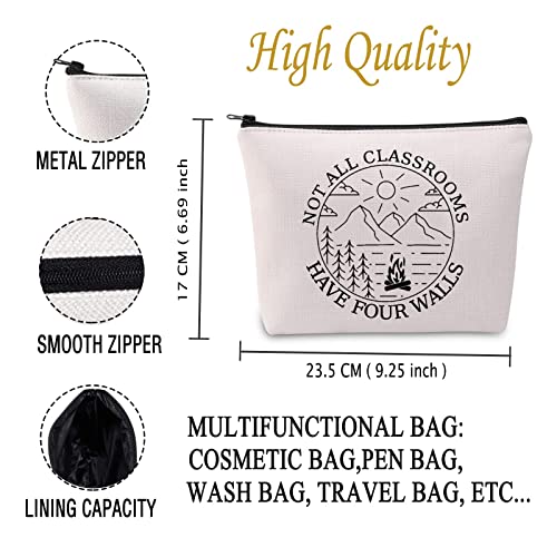Homeschool Kind of Mama Cosmetic Bag Not All Classrooms Have Four Walls Makeup Bag Forest Teacher Gift (All Classrooms EU) - Image 2