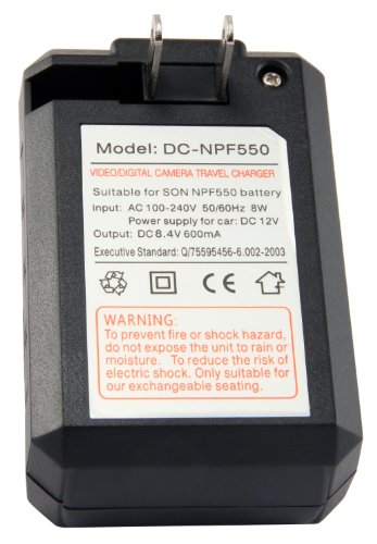 STK's Sony NP-F550 NP-F570 Battery Charger - for 160 LED CN-160 Dimmable Ultra High Power Panel Digital Camera/Camcorder Video Light, Chromo Inc. 160 LED CI-160 and IMAGE and other LED video lights