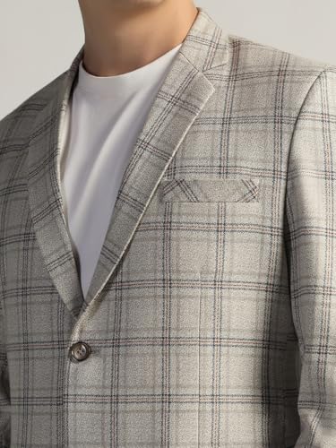 Image of TAHVO Tweed Blazer for Men - Formal & Casual Winter Wear Blazer