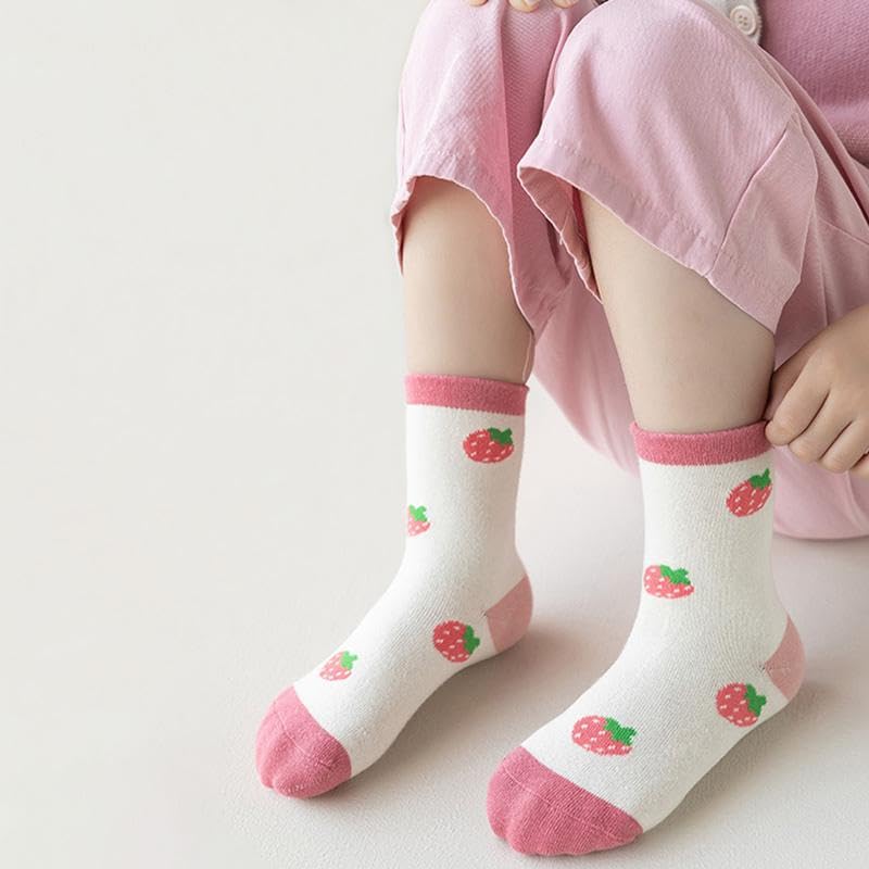 Image of CUTEABLY Baby Boys And Girls Regular Anti-Skid Cotton Blend Socks (Pack of 6, Assorted)