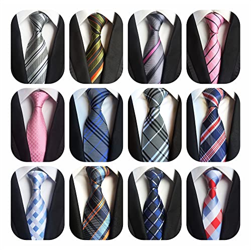 Image of WeiShang Neckties for Men, Classic Formal Tie