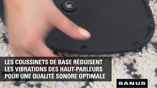 Pieds Auna BS-03S-BK Noirs Pour Enceintes - Supports D'occasion Bon état