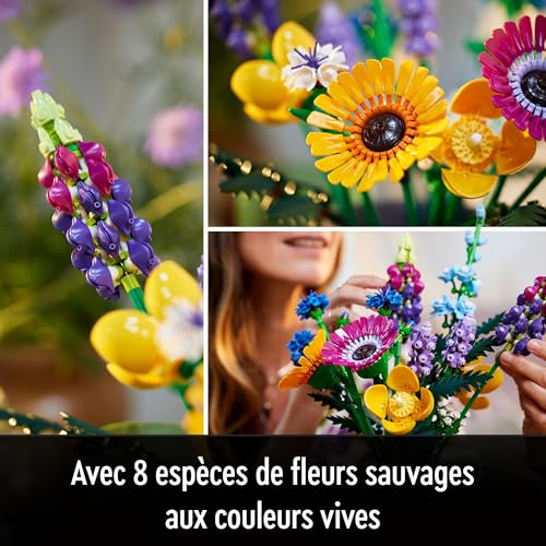 Lego Icons Bouquet De Fleurs Sauvages 10313 Lego La Boîte - vue 6