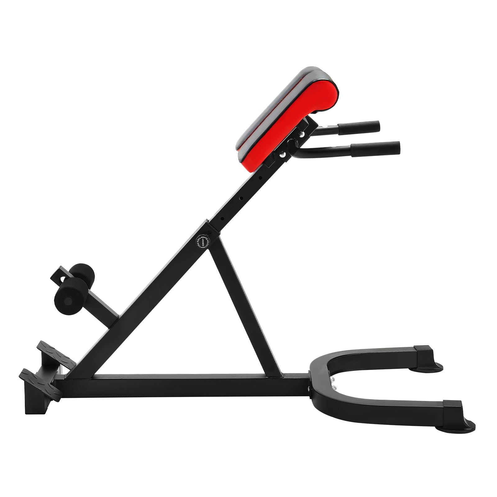VEVOR Panca Iperestensione Sedia Romana, Macchina di Estensione 136 kg, Attrezzatura per Glutei, Muscoli Posteriori della Coscia, Parte Addominale, Panca per Allenamento Schiena Palestra Domestica
