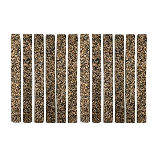 Duck Call Rubberized Cork Strip Sets 4 inch Rubberized Cork Strips for cutdown Style Duck Calls (6, 3/8 x 1/8 x 4 inch)