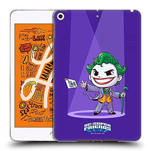 Head Case Designs Officially Licensed Super Friends DC Comics Joker Toddlers 2 Soft Gel Case Compatible with Apple iPad Mini (2019)
