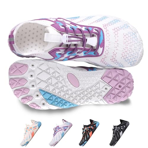 Image of Hike Barefoot Shoes Women Men Pro Water Footwear Wide Toe Box Non-Slip Unisex Athletic Outdoor Running Shoes