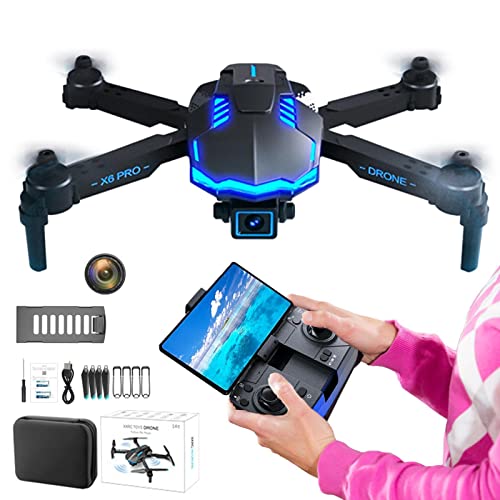Câmera Drone GPS - Drone GPS dobrável com câmera 4K UHD para adultos - Câmera UHD 15 minutos Tempo d