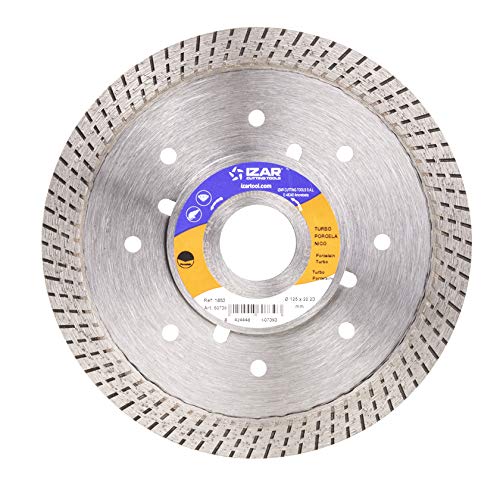 Izar 60732 Disco Diamante Turbo Porcelánico, 1853, 22.23 mm Diámetro Agujero, 115 mm Diámetro