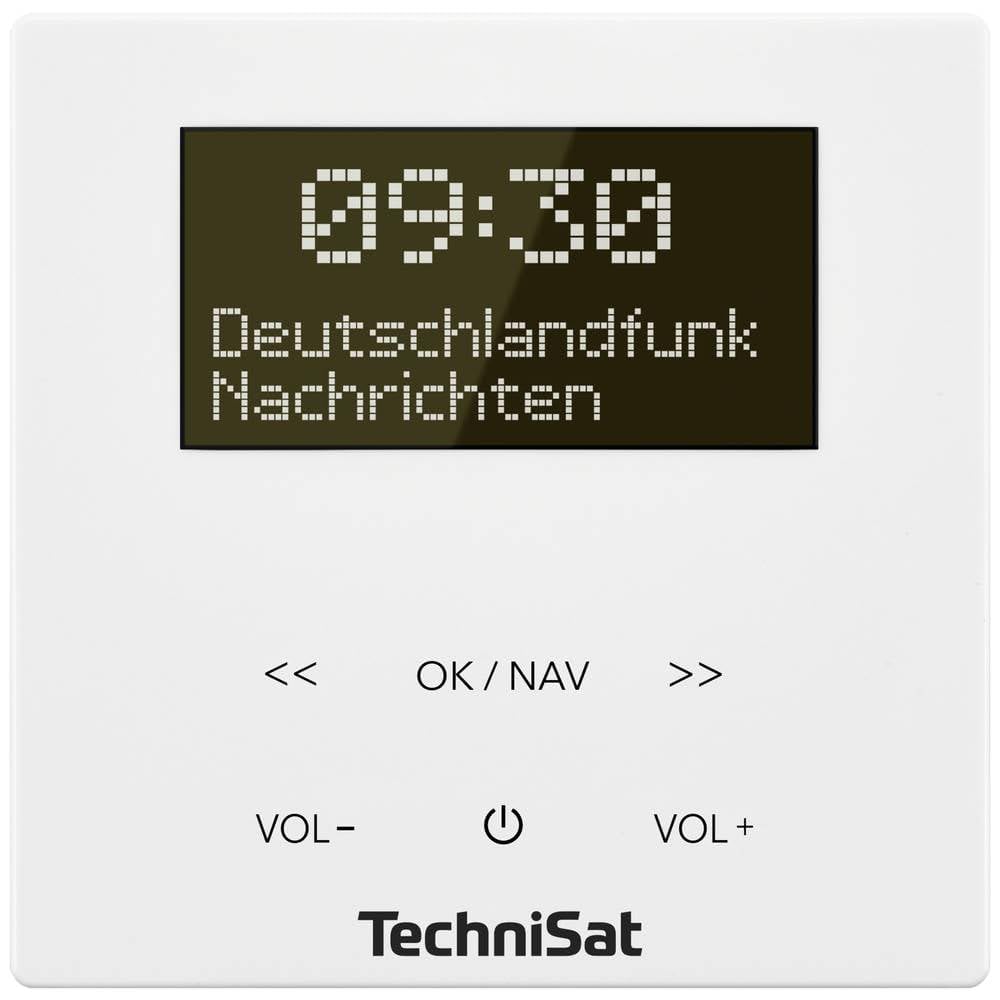 TechniSat DIGITRADIO UP 55 – Built-in Dab+ Radio for Flexible Mounting (Dab, FM, Bluetooth Receiver, Dimmable OLED Screen, Alarm and Sleep Timer, 2 Watts) Front End RAL 9016, White-image-37