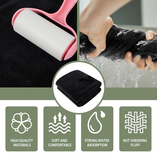 VIVOTE 2-Piece Hand Towels with Loops, Fast Drying Hand Towels for Bathroom Soft & Super Absorbent - Image 4