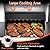 R.W.FLAME 3-Burner Gas Grill with Side Burner, 34000 BTU Propane BBQ Grill, Stainless Steel Outdoor Grill with Porcelain-Enameled Grates for Backyard, Patio, Camping