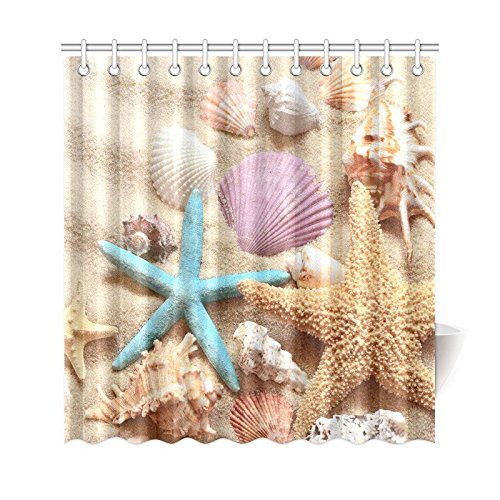 Seashells Starfish Shower Curtain The Best Amazon Price In