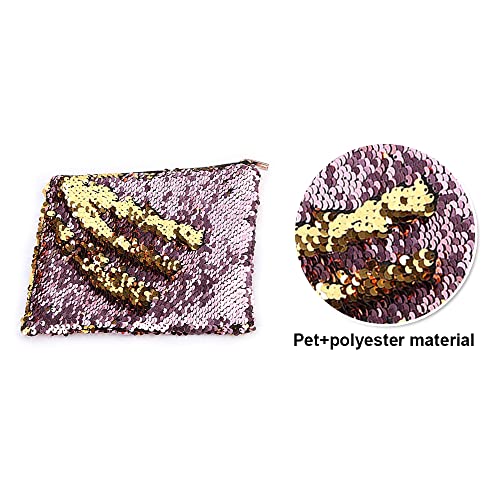 Huaangmaox Pencil Case Reversible Sequin Pencil Pouch High Capacity Makeup Organizer Bag For Pencil Stationery Cosmetics #TOP1