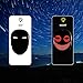 Depointer Life Led Mask with Bluetooth-compatible App Controlled, Customizable Shining Mask, unisex-adult