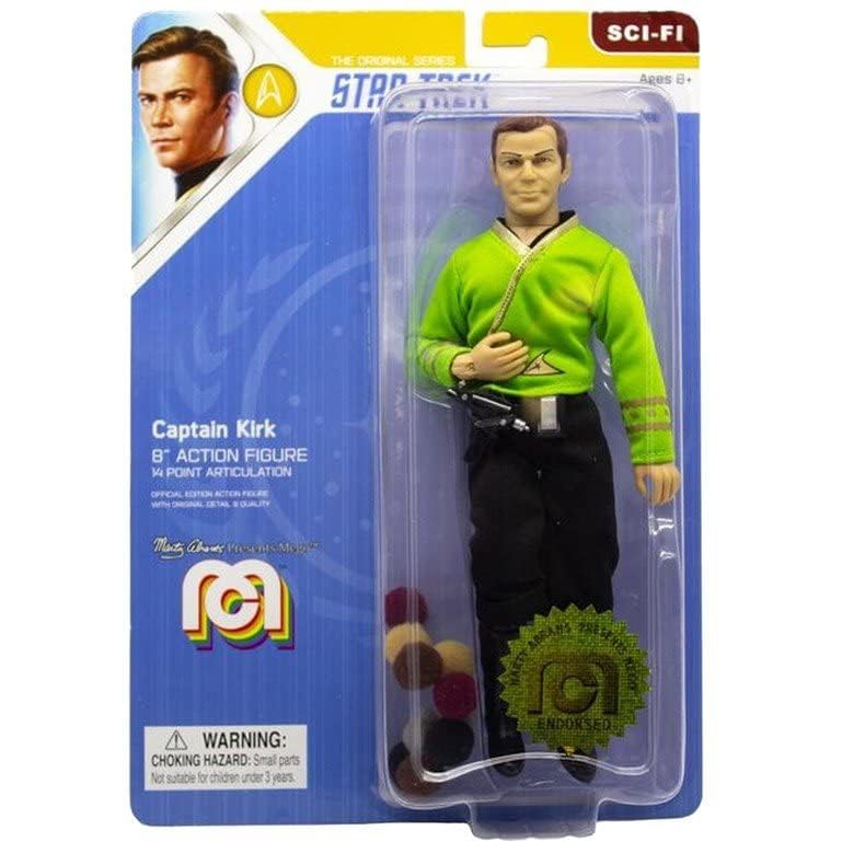 Megos Star The Original Series Trek Marty Abrams Presents Captain Kirk In Casual Attire 8 Inch Collectors Series Action Figure - Factory Sealed Shop Stock Room Find