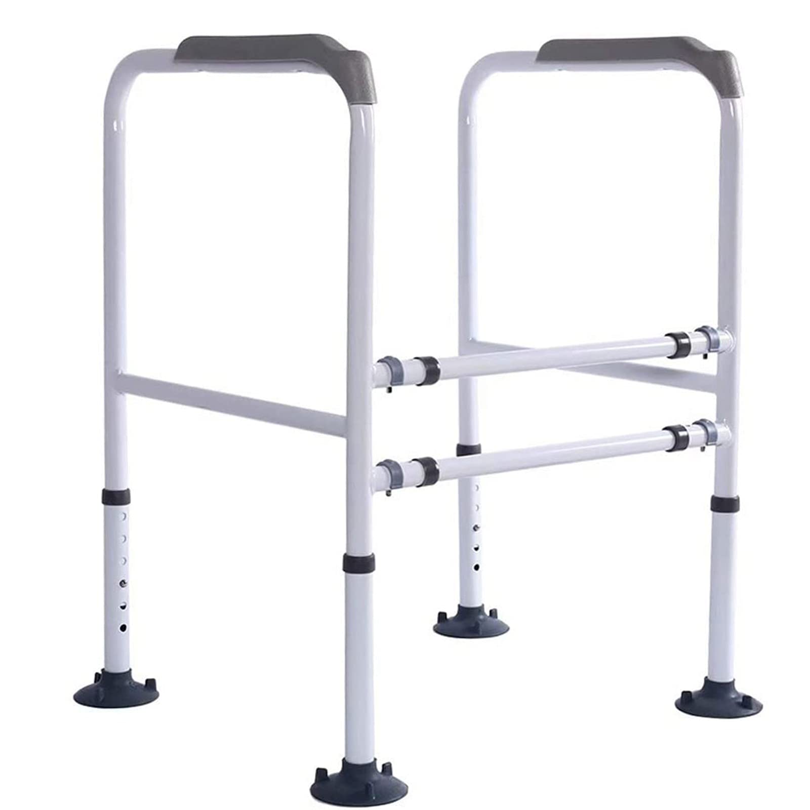 Reposabrazos para Inodoro Reposabrazos de Seguridad para Ancianos, Barras de Agarre de baño Ajustables y Libres para Ancianos con Ventosa Grande, riel de Seguridad para Inodoro Ind