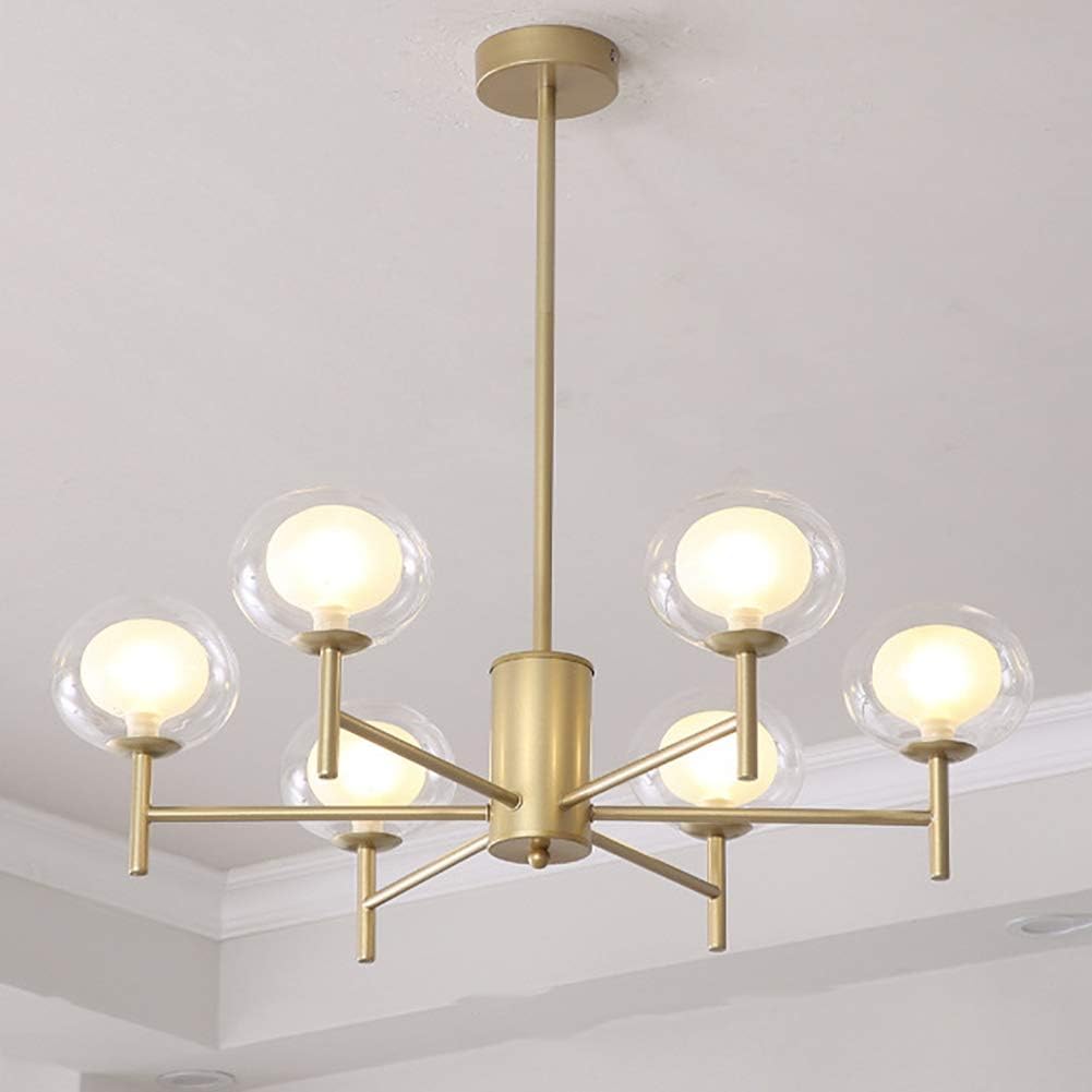 Lustre Sputnik noir luminaire de plafond semi-encastré moderne pour salon