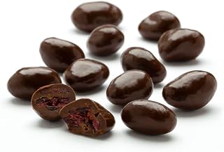Dark Chocolate Cranberries - 1 Pound (16 Ounces) - Gourmet Candy by CandyKorner