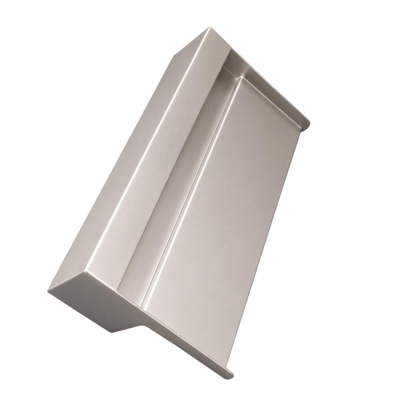 The Metal Canvas 18 Inch Long Neck Cascade Blade Fountain | SS304 Stainless Steel Waterfall Spillway | Single 20MM Water Inlet | 5 Inch Extended Water Spout | Double Body Matte Finish-image-9