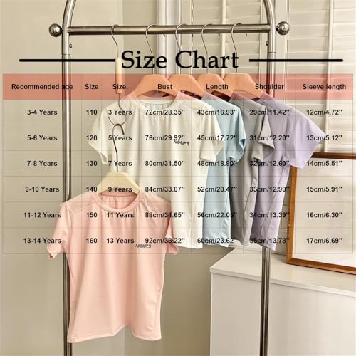 Girls Summer Tops Quick Dry Lightweight Workout Short Sleeve Kids Unisex Mesh Ice Silk Breathable Athletic T Shirt3