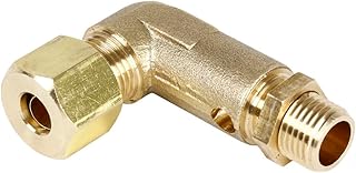 1/4" x 1/8" Two Stage Air Compressor Pump Elbow Unloader Valve 90 Degree Relief