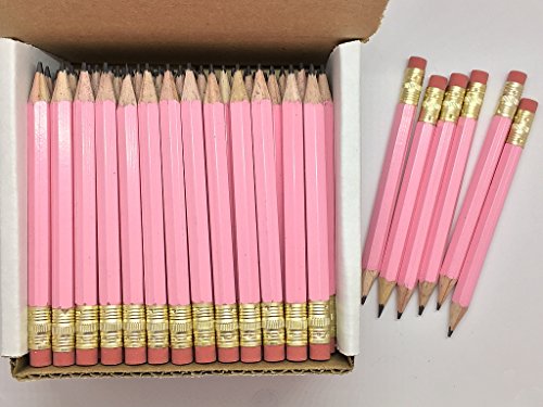 Lápices Grafito #2 Pastel Rosa con Goma, Caja x72 miniatura 2