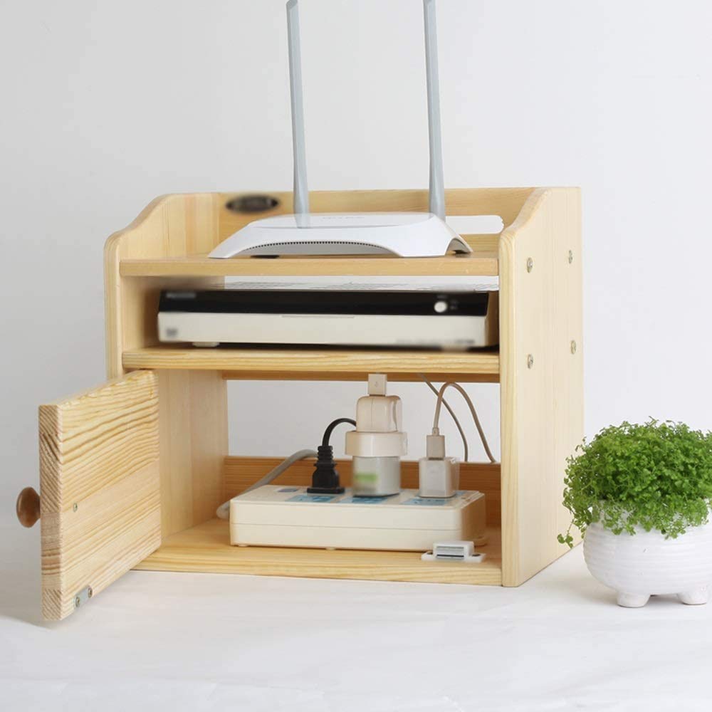 Boîte de rangement de routeur pour cacher les fils électriques muraux