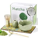 Photo Gallery o olax 7 pezzi matcha kit, matcha whisk set, frusta al matcha, ciotola matcha, supporto chasen, cucchiaio di matcha, setaccio di matcha, per la casa, l ufficio e la sala da tè Photo Gallery o olax 7 pezzi matcha kit, matcha whisk set, frusta al matcha, ciotola matcha, supporto chasen, cucchiaio di matcha, setaccio di matcha, per la casa, l ufficio e la sala da tè