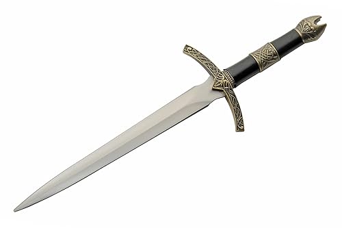 Miniatura 2 de SZCO Suministros 12.5" Pope Hat Medieval Réplica Cuchillo Daga Con Funda